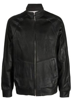 Taakk high-neck zipped bomber jacket - Black