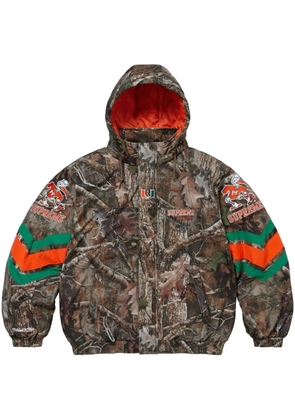 Supreme x Mitchell & Ness NCAA Stadium bomber jacket - Green