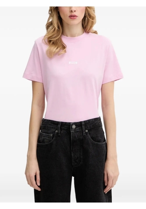 MSGM logo-detail T-shirt - Pink