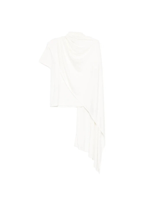 Magda Butrym pleated T-shirt - Neutrals