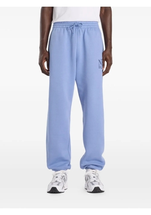 New Balance drawstring logo fleece track pants - Blue