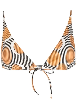 Lenny Niemeyer Vela eclipse bikini top - Orange