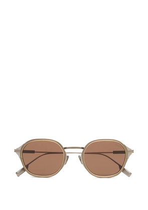 Zegna round-frame sunglasses - Brown