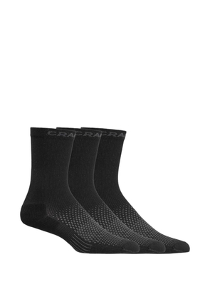 CRAFT patterned socks - Black