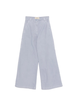 Weekend Max Mara wide-leg buttoned trousers - Blue