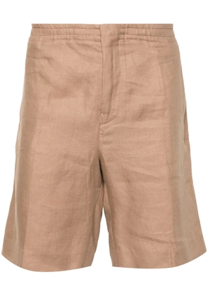 Zegna Oasi Lino linen shorts - Brown