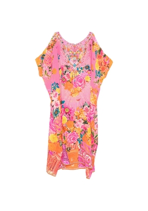 Camilla Illustration Nation maxi dress - Pink