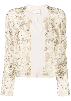 Zuhair Murad baroque-embellished cardigan - Gold