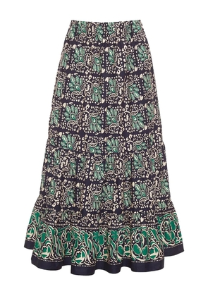 Cara Cara Chase pleated skirt - Blue