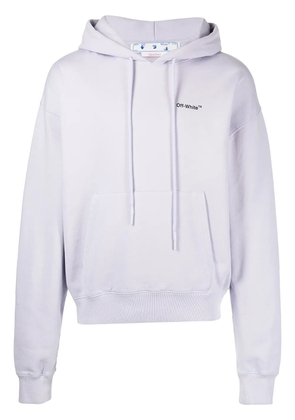 Off-White Arrows-print hoodie - Purple