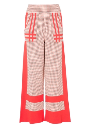 Temperley London Orelie knit trousers - Red