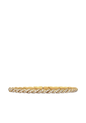 David Yurman 18kt yellow gold Sculpted Cable Flex bracelet (3.5mm)