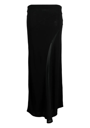 Calvin Klein draped high-waist maxi skirt - Black
