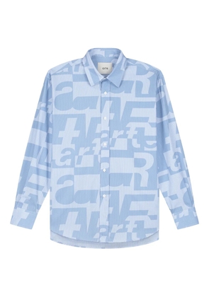 Arte Antwerp allover-print button-fastening shirt - Blue