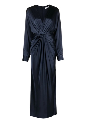 Christopher Esber Triquetra Twist silk maxi dress - Blue