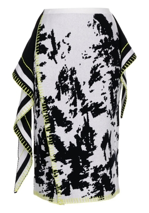 Onefifteen x Beyond the Radar knitted skirt - White