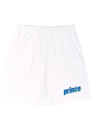 Sporty & Rich Rebound cotton track shorts - White