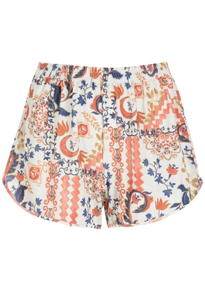Lygia & Nanny Lee tile-print shorts - Neutrals