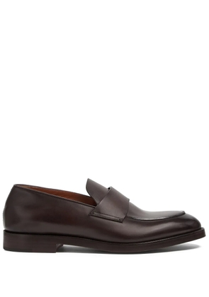 Zegna Torino leather loafers - Brown