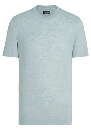 Zegna Oasi Lino T-shirt - Blue