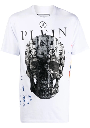 Philipp Plein skull-print short-sleeve T-shirt - White
