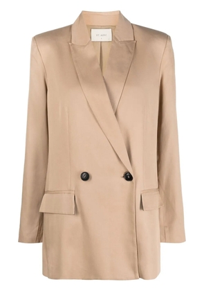 St. Agni double-breasted blazer - Neutrals