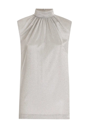 Dolce & Gabbana lamé jersey top - Grey