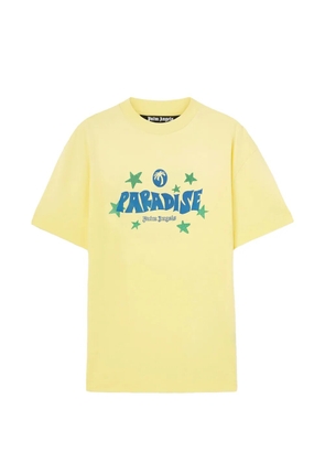 Palm Angels shoulder logo short sleeve T-shirt - Yellow