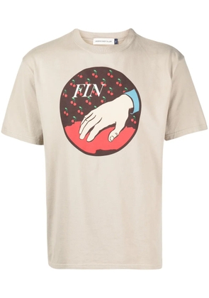 Undercover graphic-print cotton T-shirt - Brown