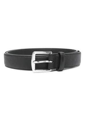 Polo Ralph Lauren Saffiano leather belt - Black