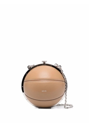 AMIRI Basketball logo-print shoulder bag - Neutrals