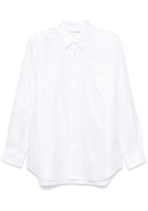 Comme Des Garçons Shirt patterned-jacquard shirt - White