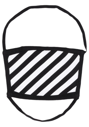 Off-White Diag printed face mask - Black