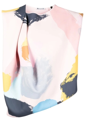 Maticevski Archetype Drape top - Pink