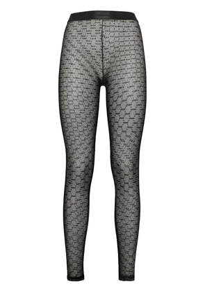 DSQUARED2 monogram high-waisted tights - Black