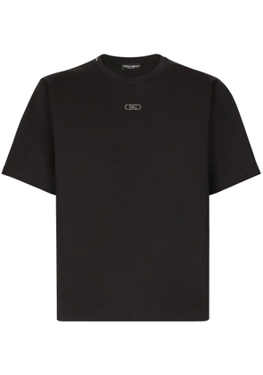 Dolce & Gabbana embroidered logo t-shirt - Black