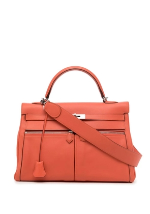 Hermès Pre-Owned 2012 pre-owed Kelly Lakis 35 2way bag - Orange