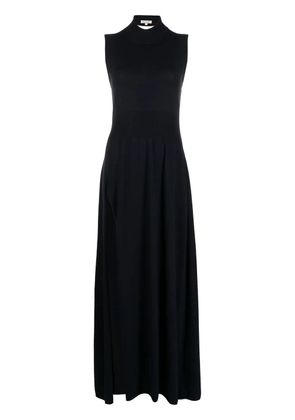 MERYLL ROGGE sleeveless open-back knit dress - Blue