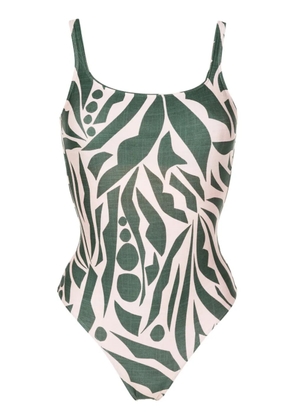 Lygia & Nanny Hapuna abstract-print one-piece - Green