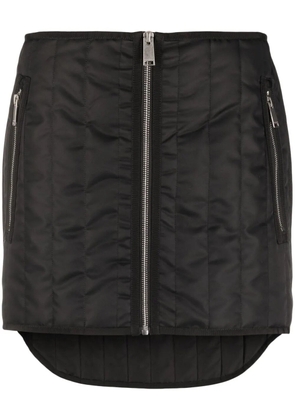 Heron Preston Ex-Ray quilted mini skirt - Black