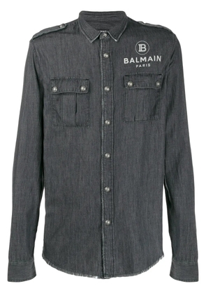 Balmain logo shirt - Black