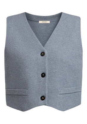 12 STOREEZ V-neck vest - Blue