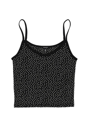 R13 polka dot top - Black