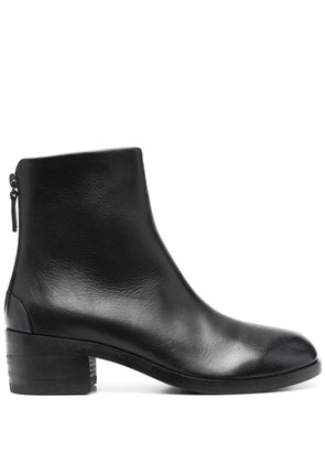 Marsèll 50mm round-toe leather boots - Black