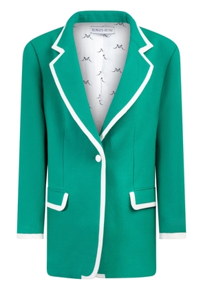 Rowen Rose wool oversized blazer - Green
