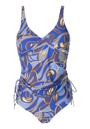 Lygia & Nanny graphic-print swimsuit - Blue