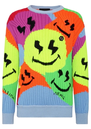Philipp Plein Smile Graffiti jumper - Green