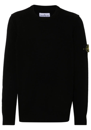 Stone Island Compass-badge jumper - Black