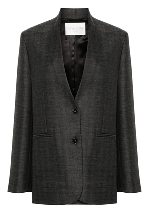 Forte Forte single-breasted wool blazer - Grey