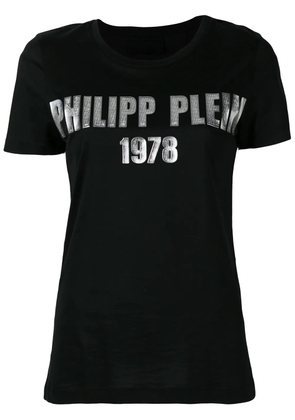 Philipp Plein metallic 1978 logo T-shirt - Black